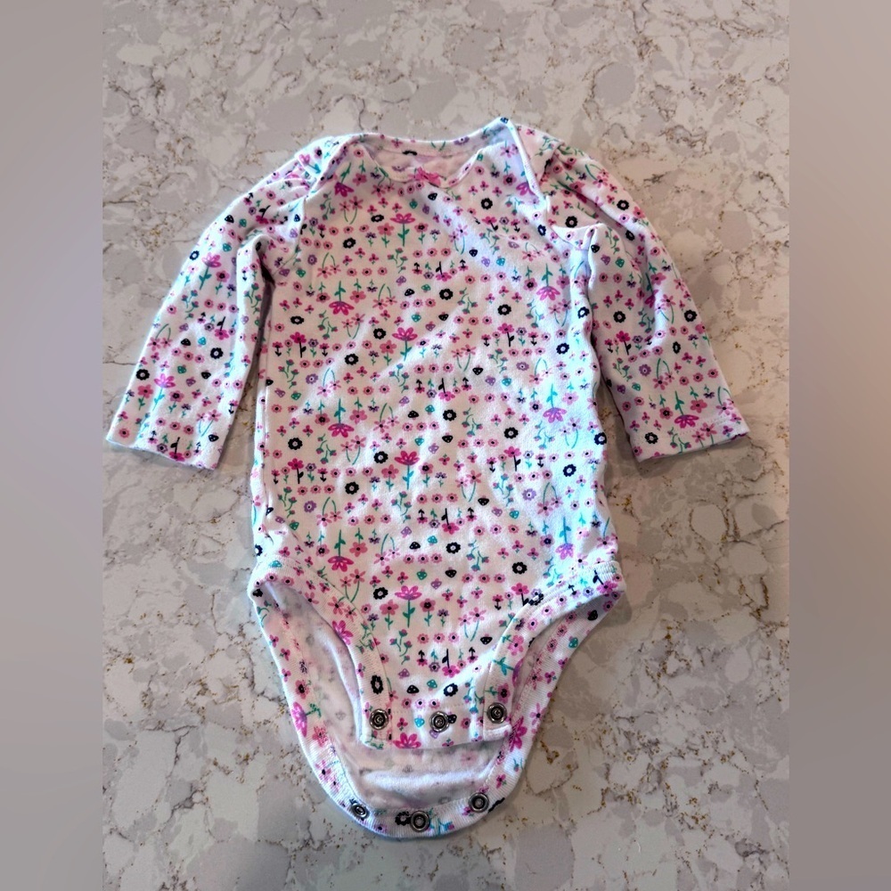 3-6M simple joys by Carter’s Floral Print Kids One Piece